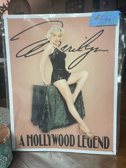 Marilyn Monroe pictures in plastic