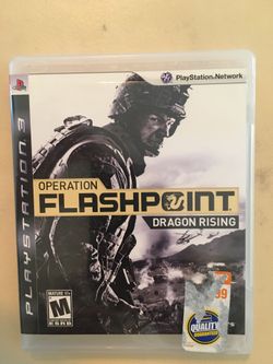 Sony PlayStation ps3 operation flashpoint dragon rising