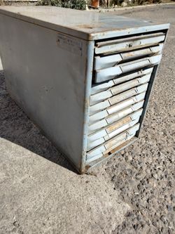 Old File Box Lead Lined. Military. 