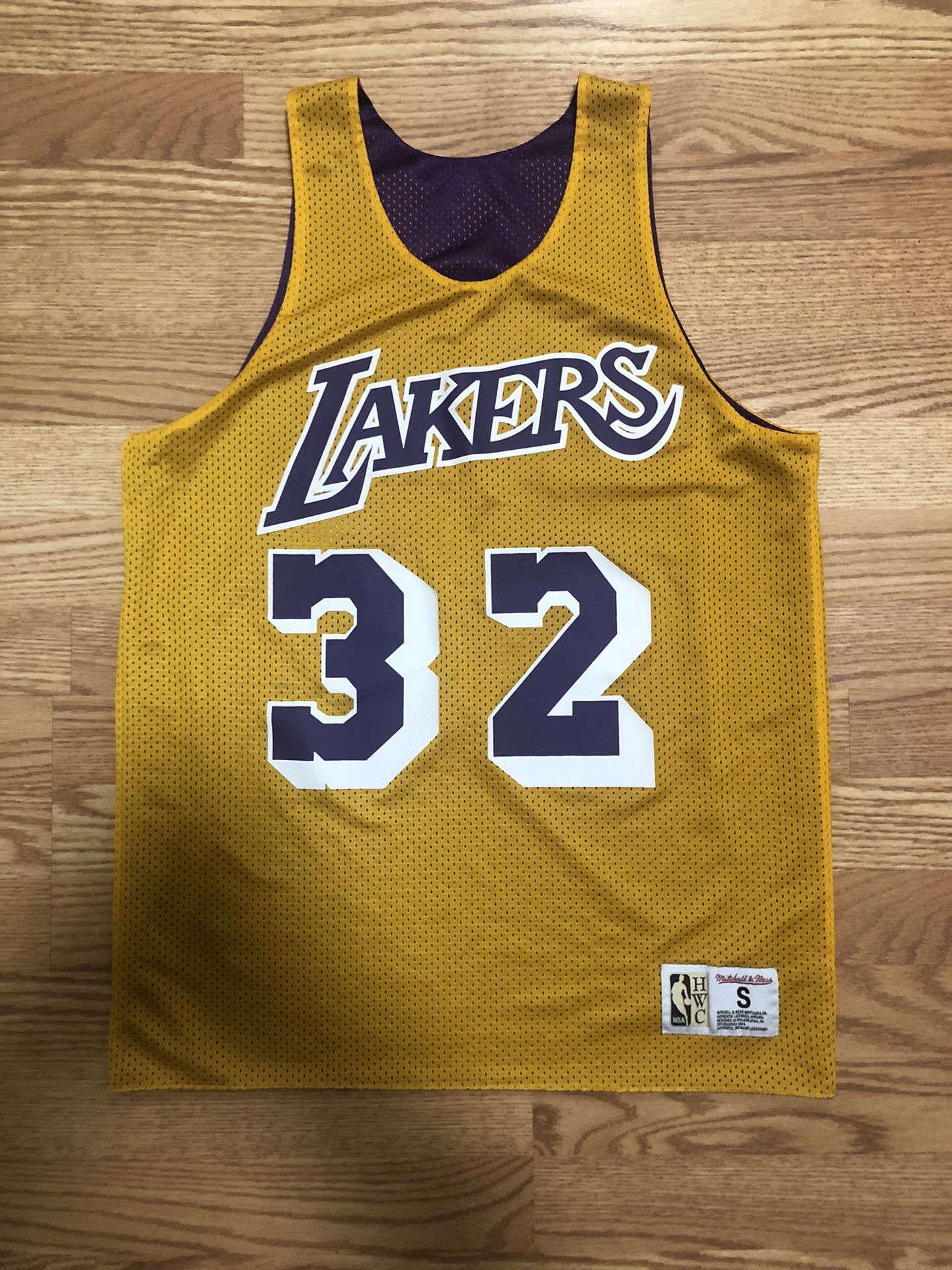 Mitchell & Ness Magic Johnson Reversible Practice Jersey
