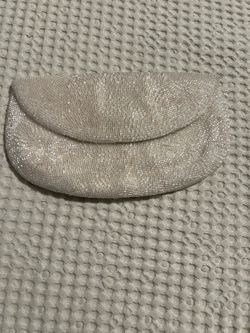 Vintage White Clutch
