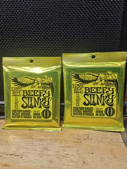 2 Ernie Ball Beefy Slinky .11-.54