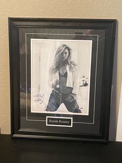 Authentic Rhonda Rousey autographed picture