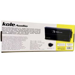 Kole Audio KP2500.5D 2500W Max 5-Channel Class-D Compact Car Audio Amplifier

