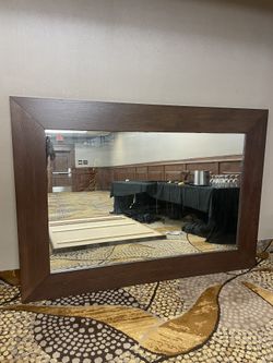 Oak Frame Mirror 5’x7’