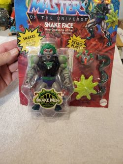 MASTERS  OF THE  UNIVERSE  SNAKE FACE 