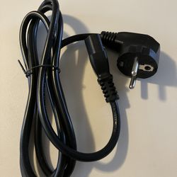 Monoprice Power Cord - CEE 7/7 "SCHUKO (Europe) to IEC 60320 C13, H05VV-F 3G, 5 Amp, 1250 watt, 18AWG, 5Feet, Black