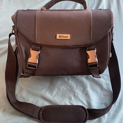 Nikon Camera Bag Shoulder Case Black Padded DSLR SLR Dividers Adjustable Strap