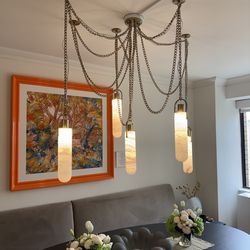 Flint multi pendant light fixture Kalco Lighting