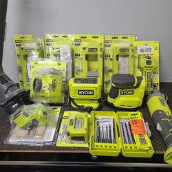 SALVAGE RYOBI TOOL LOT