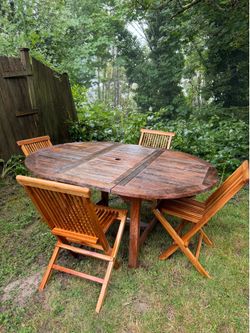 *Real* Teak Outdoor Patio Dining Furniture