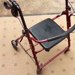 Guardian Sit Down Walker Burgundy