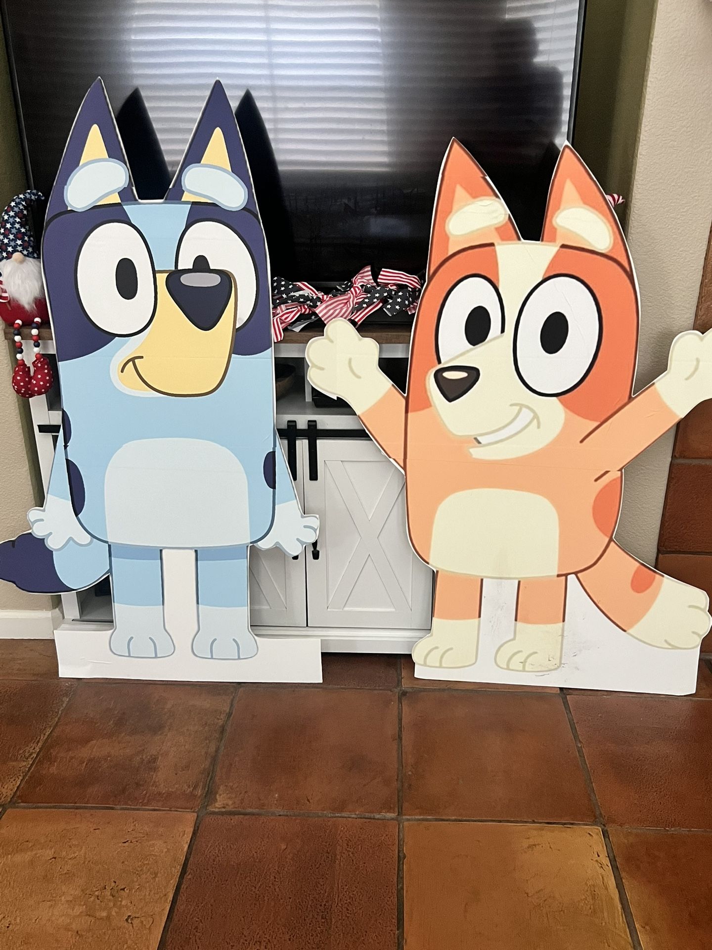 Bluey and Bingo Cutouts