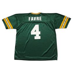 Vintage Champion Green Bay Packers Brett Favre Jersey Large L Mens #4 NFL GB 90s