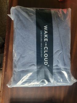 Wake In Cloud Bedding Set – Blue