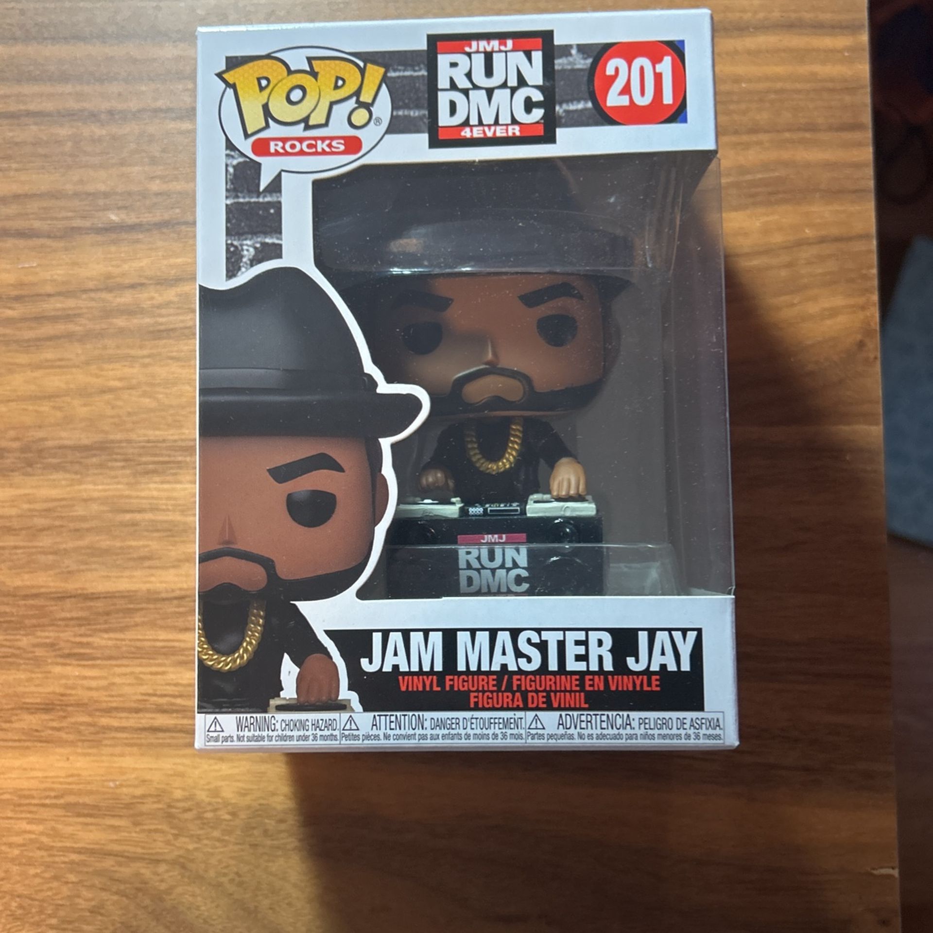 Pop Rocks Funko Pop Jam Master Jay 201 JMJ Run DMC