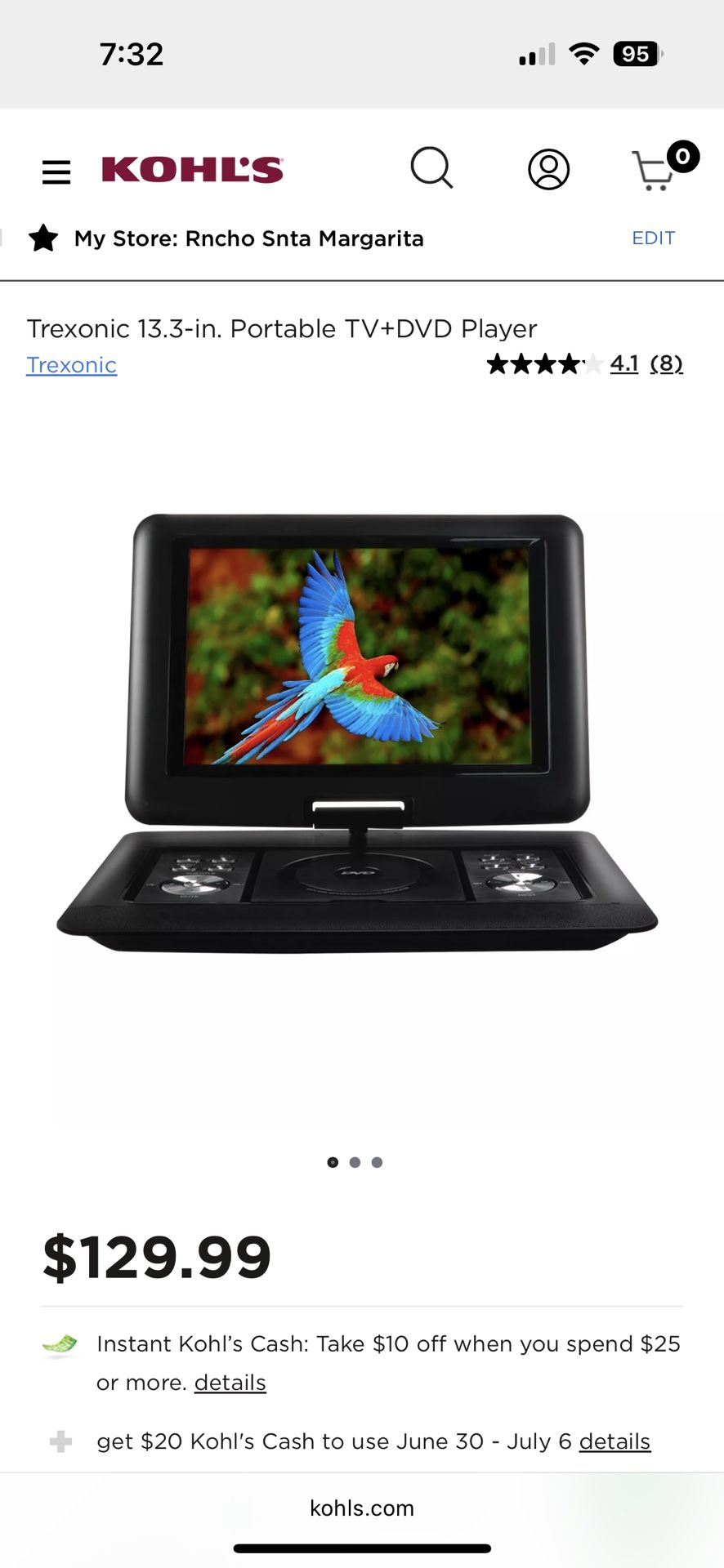 Portable Tv/DVD Player