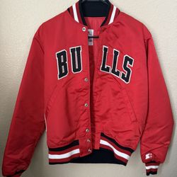Vintage 90s Chicago Bulls Starter Jacket 