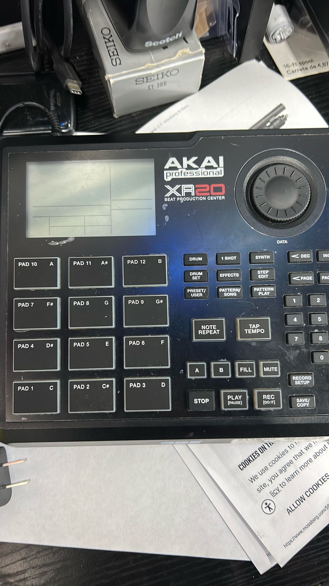 akai xr20 keypad