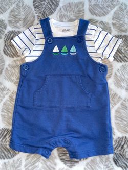 Little me 6 months baby boy outfit