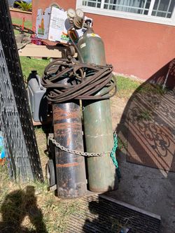 Oxygen acetylene torch