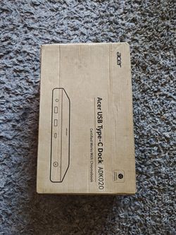 Acer USB Type C Dock D501 ADK020 - certified works with Chromebook