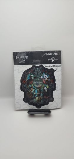 Universal Halloween Horror Nights 2025 HHN IP Horror Houses Die Cut Magnet
