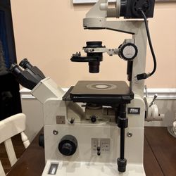 Nikon Diaphot Inverted Microscope with Phase Contrast 2 LWD 0.52 Parts & Repair