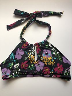 Target wildflower swim halter top small floral