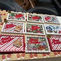 Ready For Delivery! Hand Crafted Christmas🎄❤️ Wooden Signs $5ea