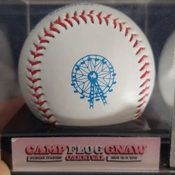 Dodgers Stadium Flog Gnaw Baseball 