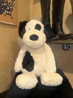 Jelly Cat- Bashful Black & Cream Puppy