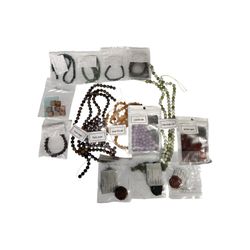 Huge lot bulk sell of stone crystal beads and pendant for crafts or manifestatio