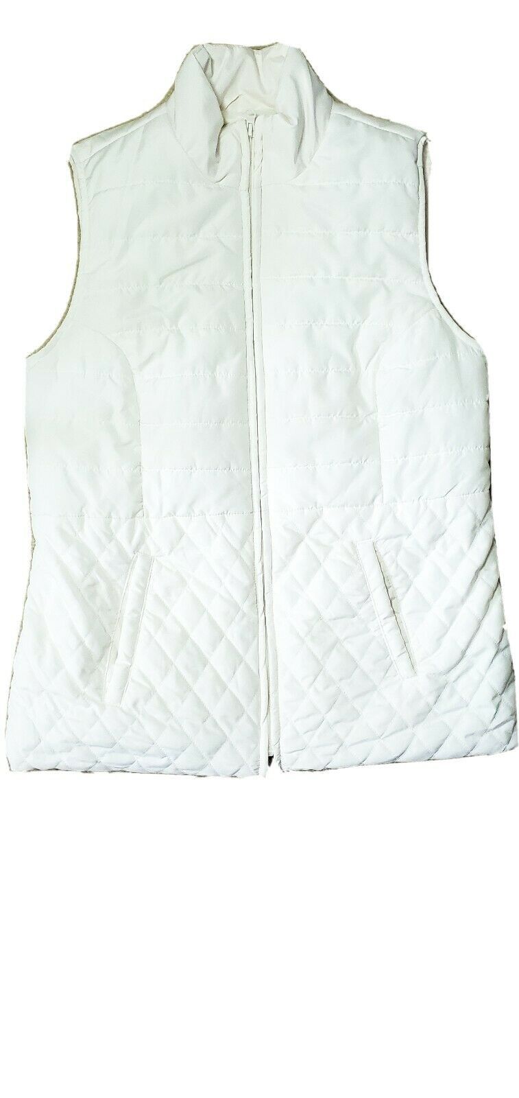 Kim Rogers Women's Quilted Light Puffer Vest Size Large