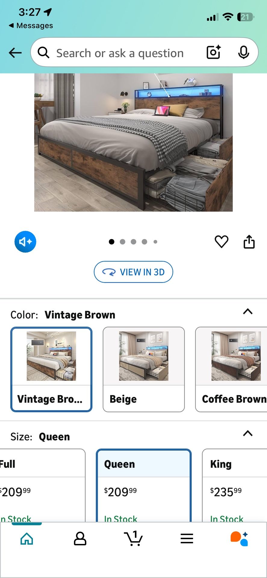 Queen Bed Frame 