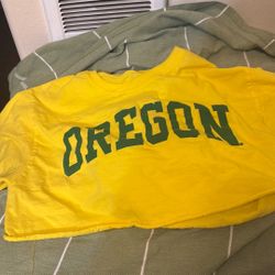 Oregon Ducks Crop Shirt