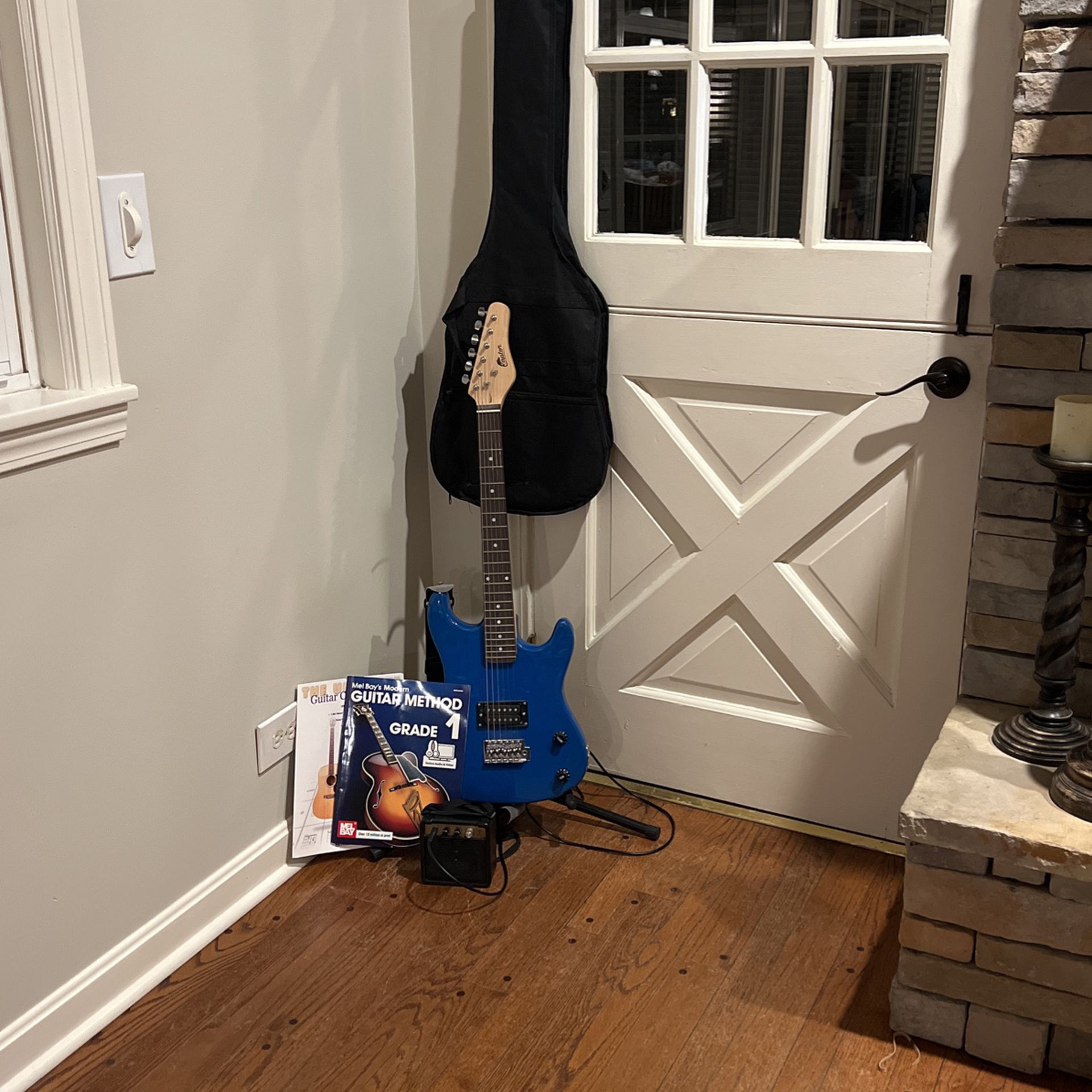 Junior Size Electric Guitar And Amplifier 
