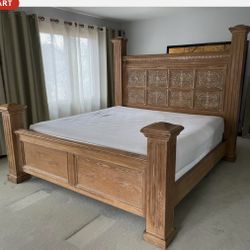 Regal Master California Bed, Frame And Mattress And  Boxsprings 