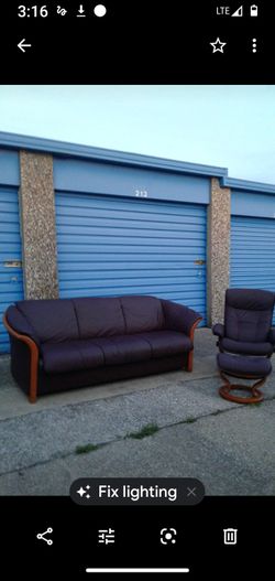 BEAUTIFUL CANTONI LUXURY LEATHER SET $5,500.