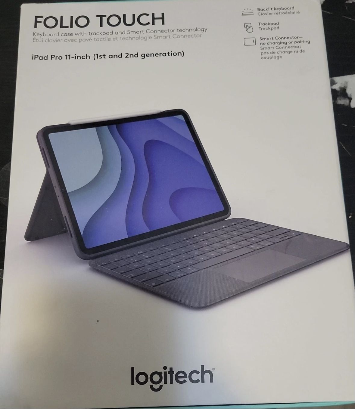 Logitech Folio Touch Keyboard + Smart Connector For iPad Pro 