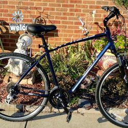 Like New 700c Giant Hybrid Bike 24 Speed Trigger Shifter Front Fork Suspension Large Frame Size Tuned And Needs Absolutely Nothing Ready To Ride 