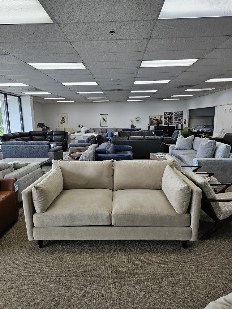 Fabric Sofa With Removable Cushions