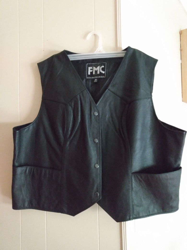 FMC Leather Vest