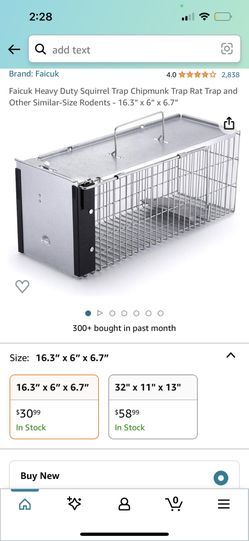 Squirrel Or Pet Trap