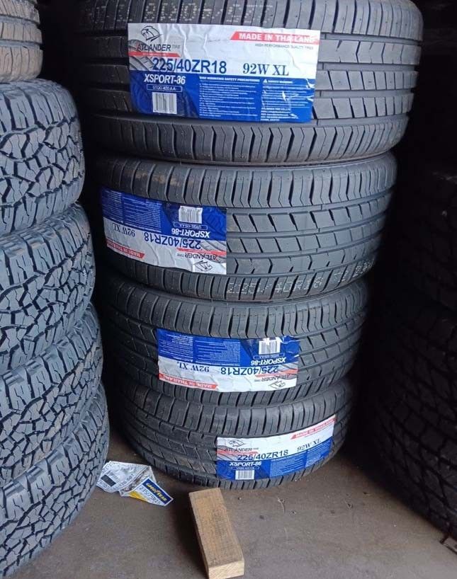 4 New Tires Atlander 225/40/18 Tires
