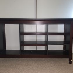 Espresso Wood TV Stand 
