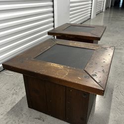 MCM 2 end tables and coffee table set