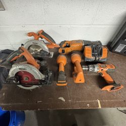 RIDGID Power Tools Sets 