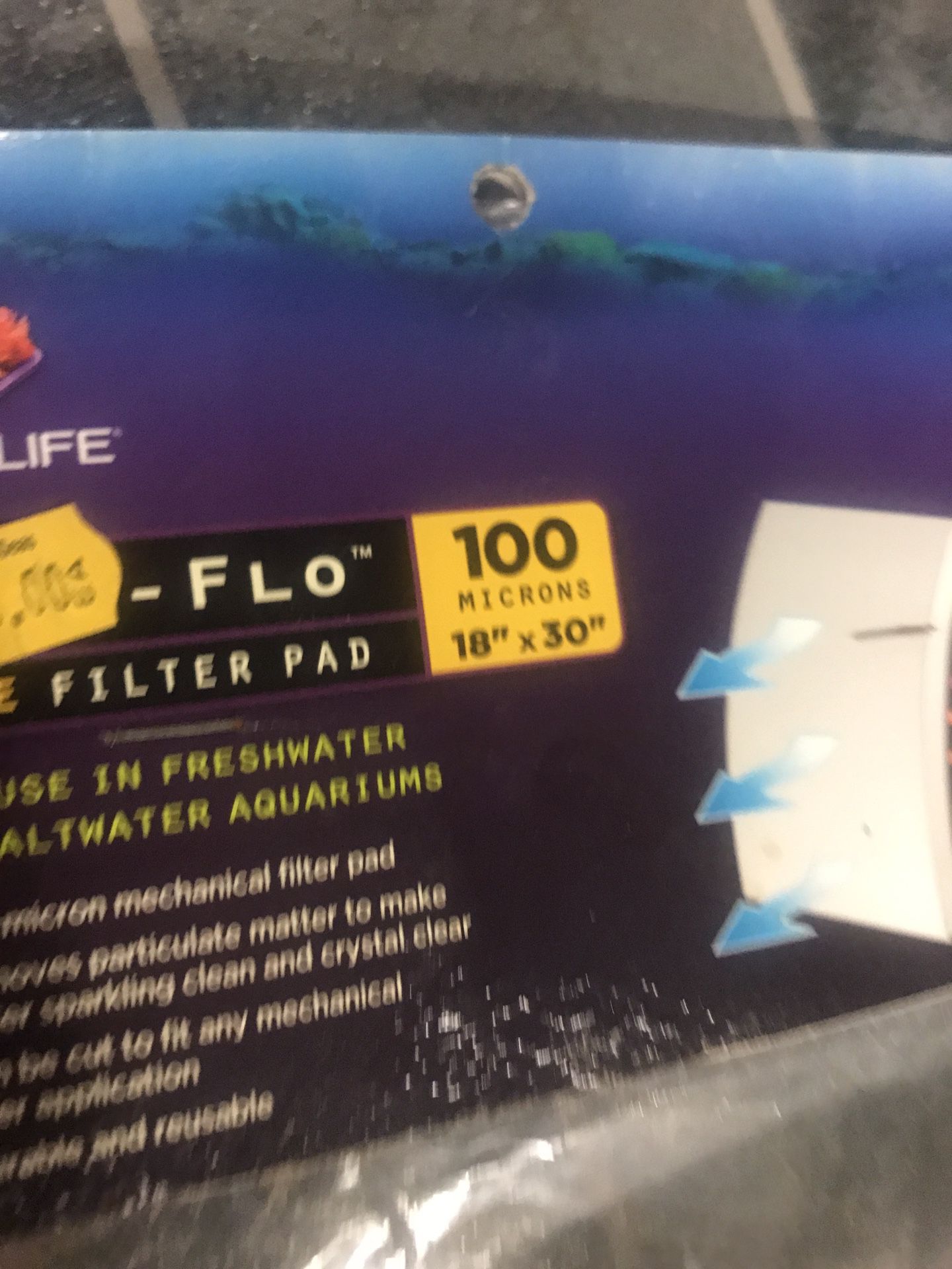 Micron filter pad
