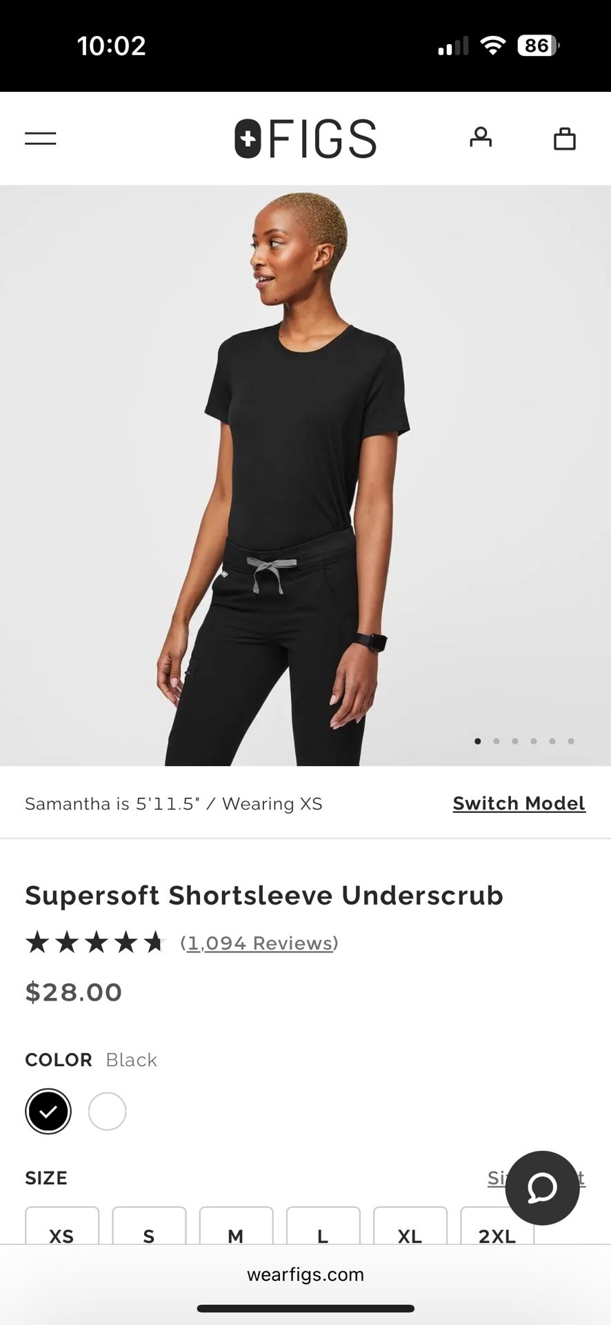 Figs Scrub Undershirt